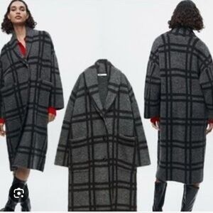ZARA - Heavy Knit Sweater Coat